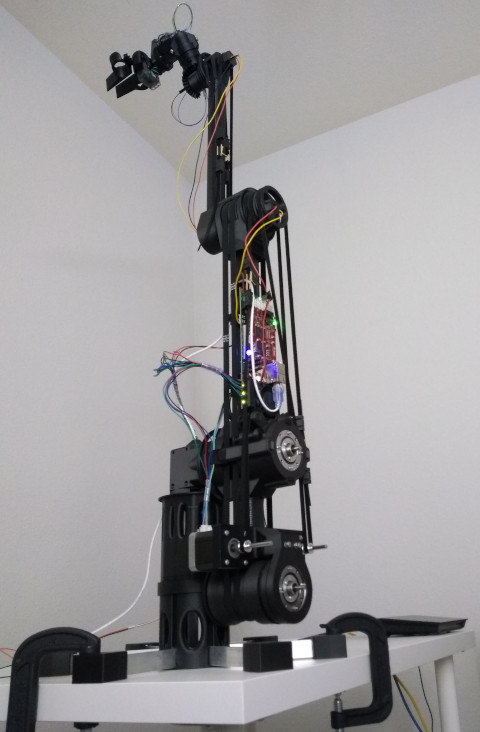 corner view of robot